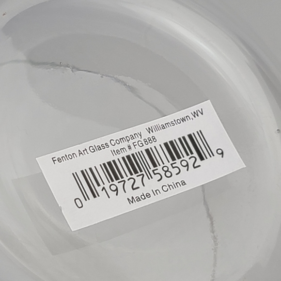 Fenton Artware 50th Anniversary Glass Candy Jar - Picture 13 of 14